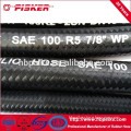 Steel Wire Braided Hydraulic Rubber Hoses SAE100R5